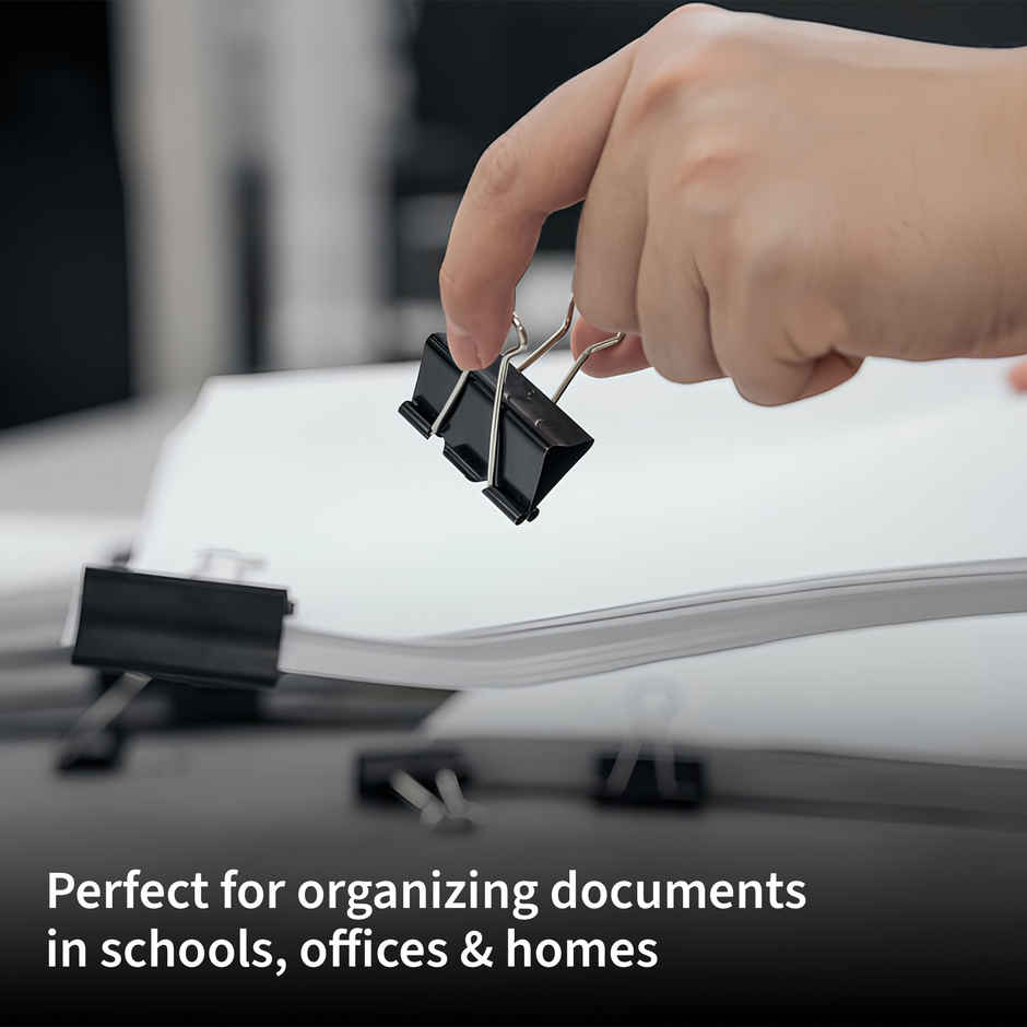 Nuovi Binder Clips | Black - 32 mm
