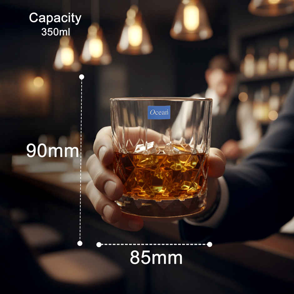Connexion Whisky Glass | 6 pcs | 350 ml | Ocean Glassware