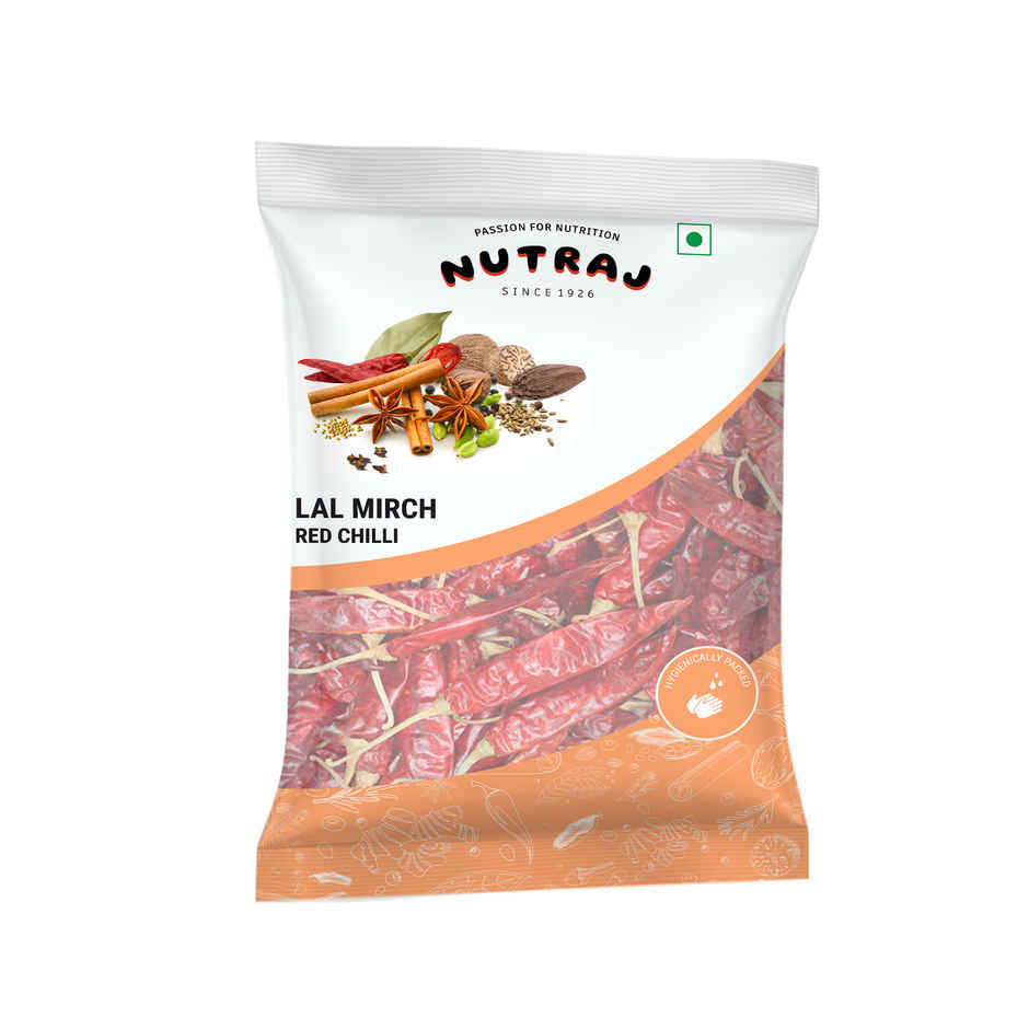 Nutraj Red Chili with Stem | Lal Mirch