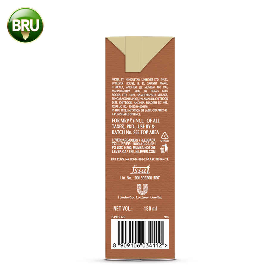 BRU Classic Cold Coffee | Tetra Pack Combo