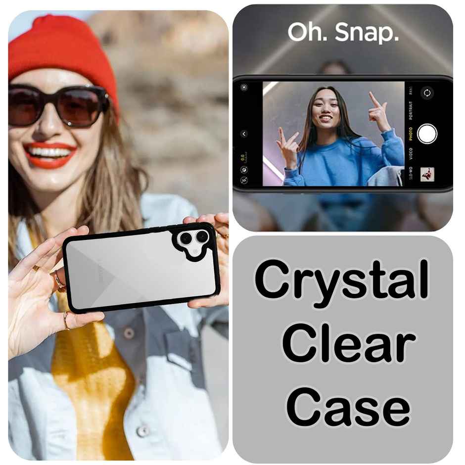 Artistque Case for Samsung Galaxy A06 TPU Back Cover - Transparent Shockproof