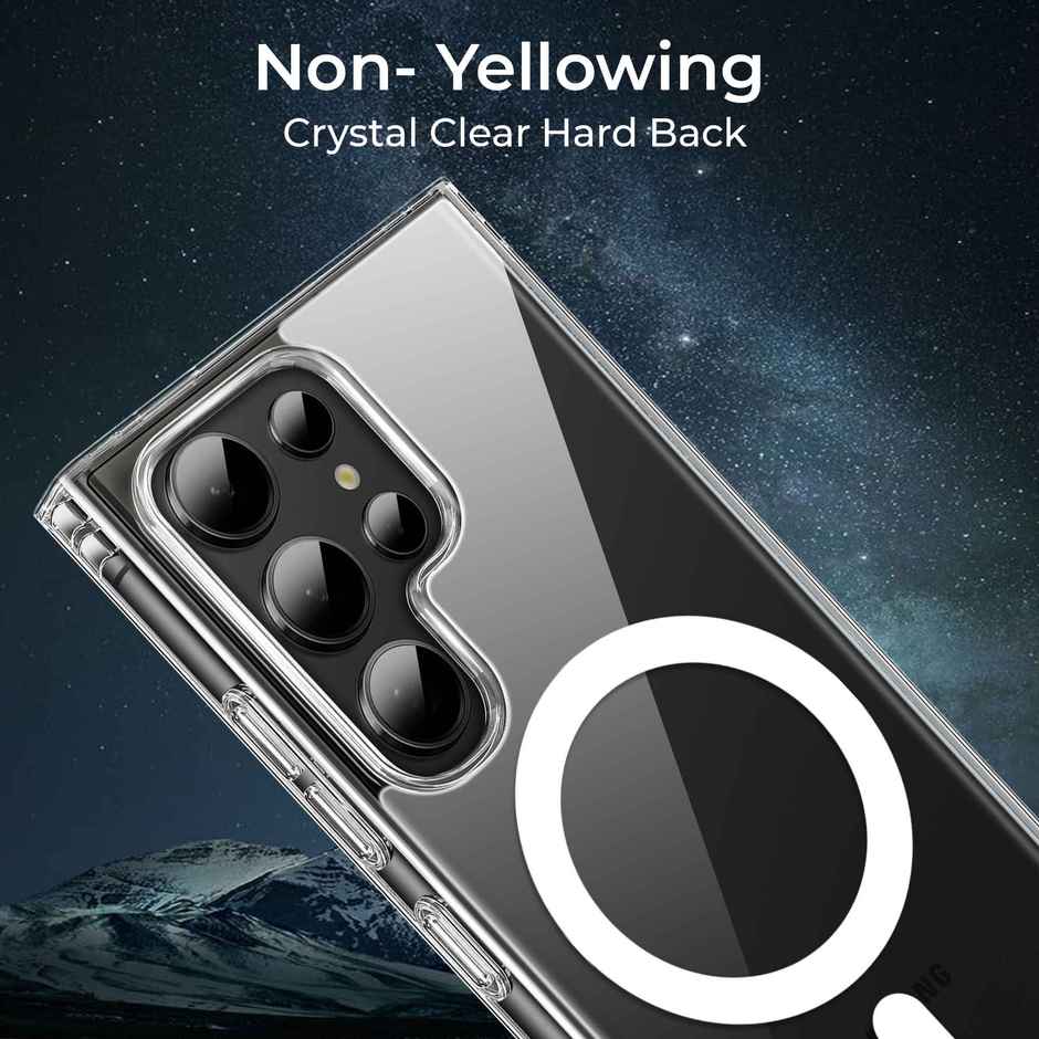 Artistque Case for Samsung S23 Ultra 5g Back Cover - Transparent Clear Magsafe