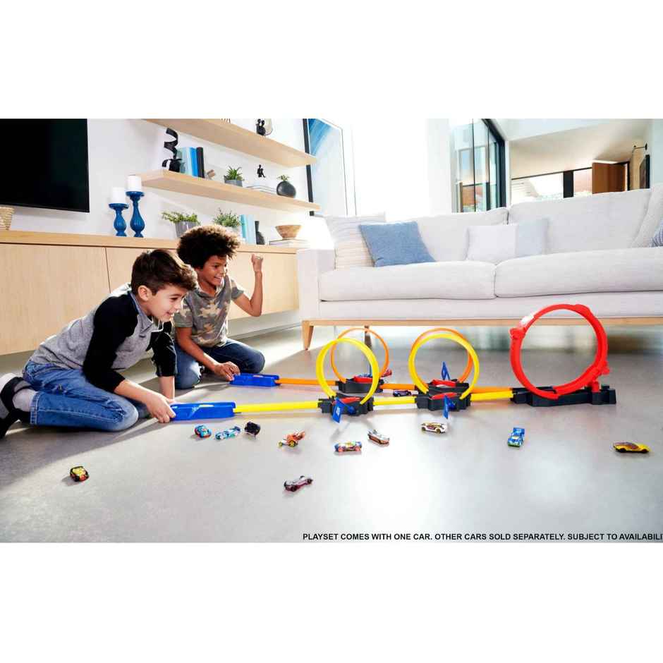 Hot Wheels Multi-Loop Race Off Playset | 4 to 10 Years