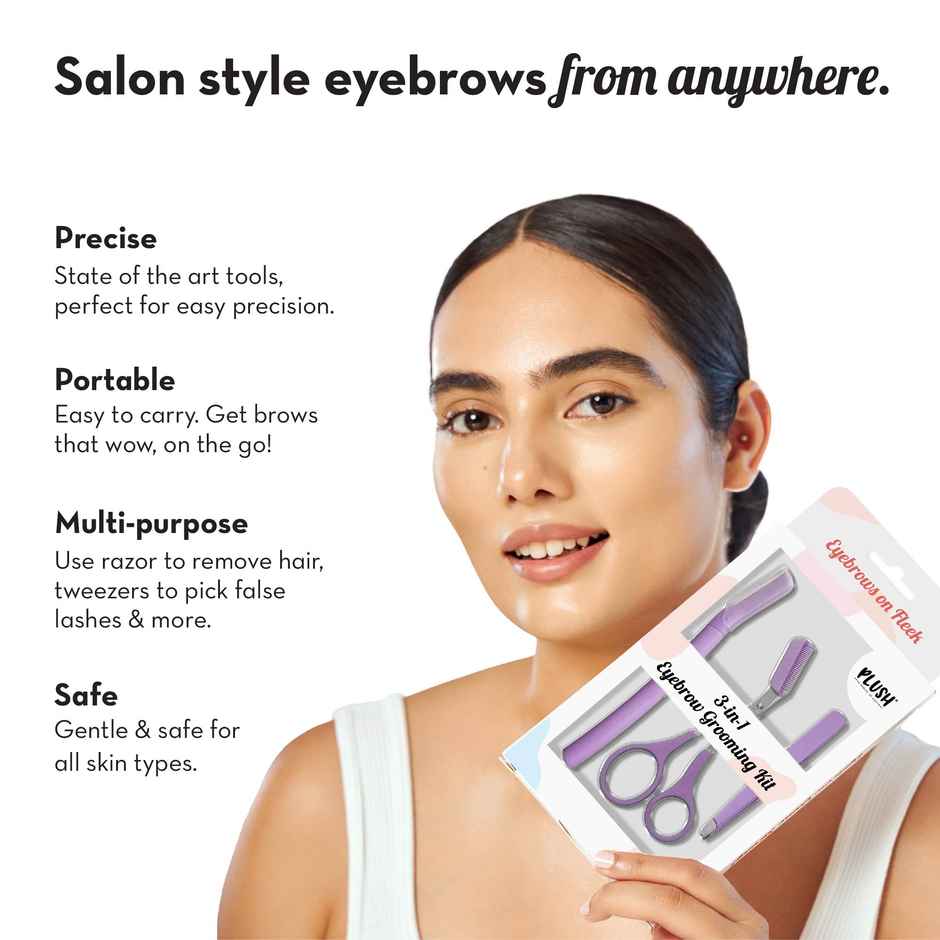 Plush Eyebrow Shaping Razor For Perfect Brows Easy To Use At Home