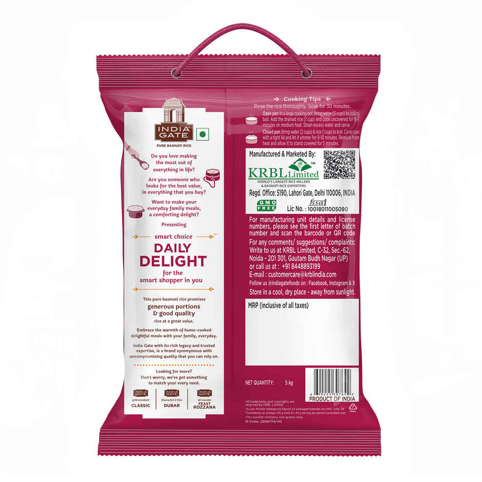 India Gate Daily Delight Basmati Rice | Short Grain