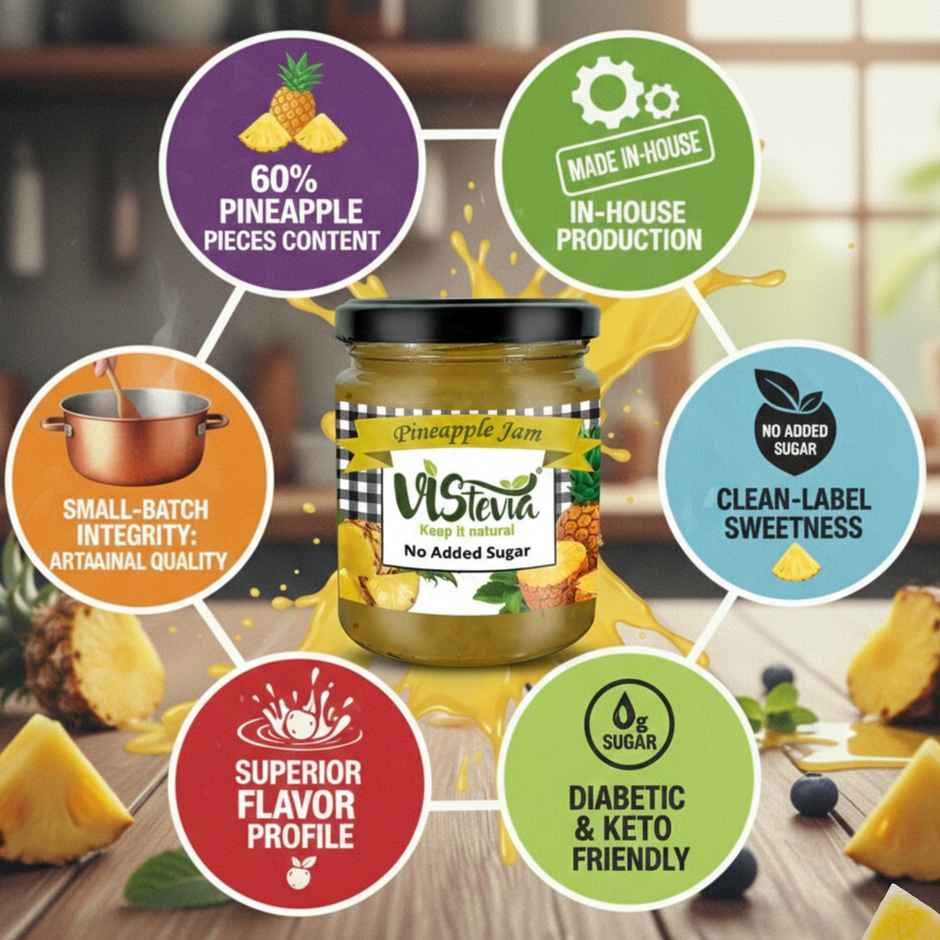 Vistevia Sugar Free Pineapple Jam