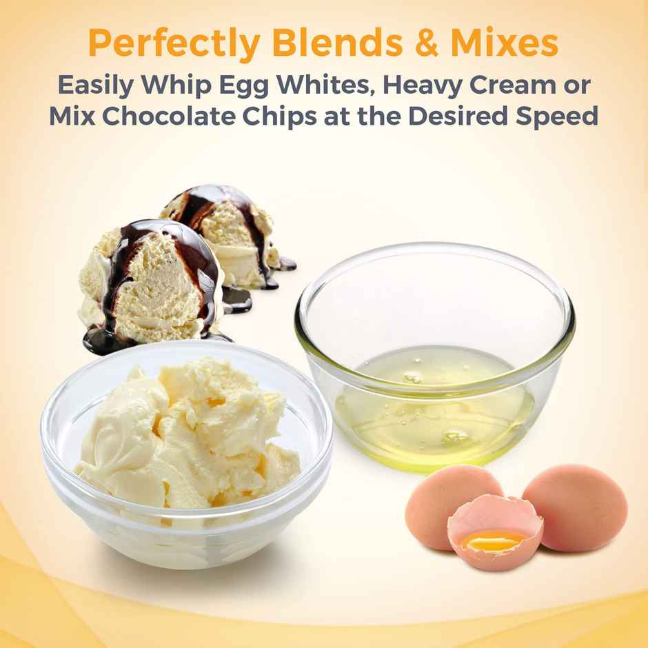 Kent Hand Blender 200 Watts | Multiple Beaters & Dough Hooks 100% Copper Motor