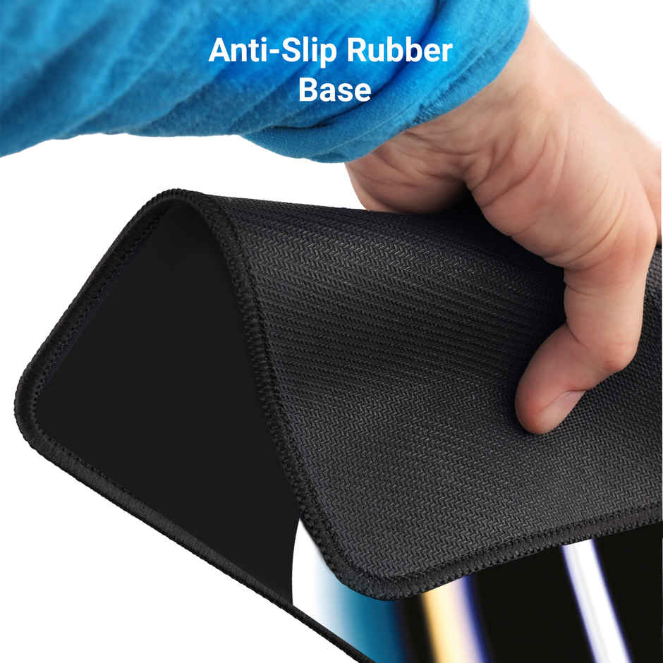 Zebroincs MSP-X2 Mouse Pad, Speed and Precision Operation, Smooth Cloth Surface  - Black