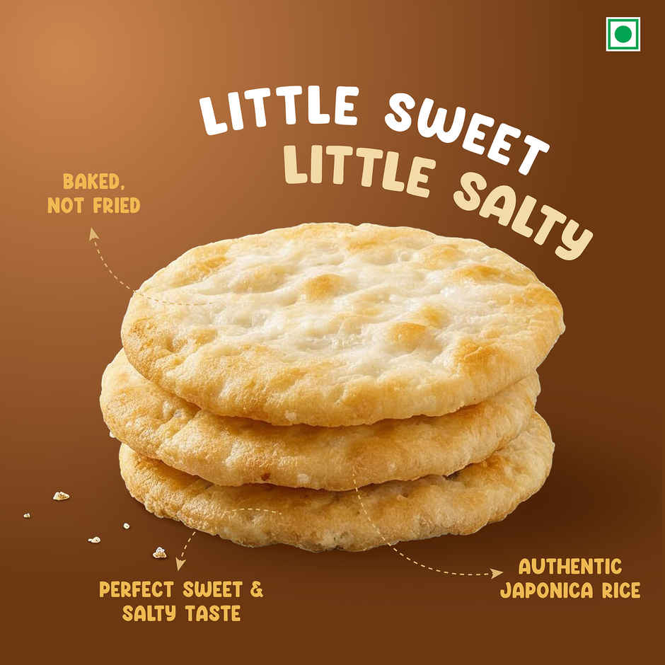 Orion O'Rice Cracker - Baked Korean Snack Plain Flavoured Crackers | Preservative-free and Trans Fat-free Combo