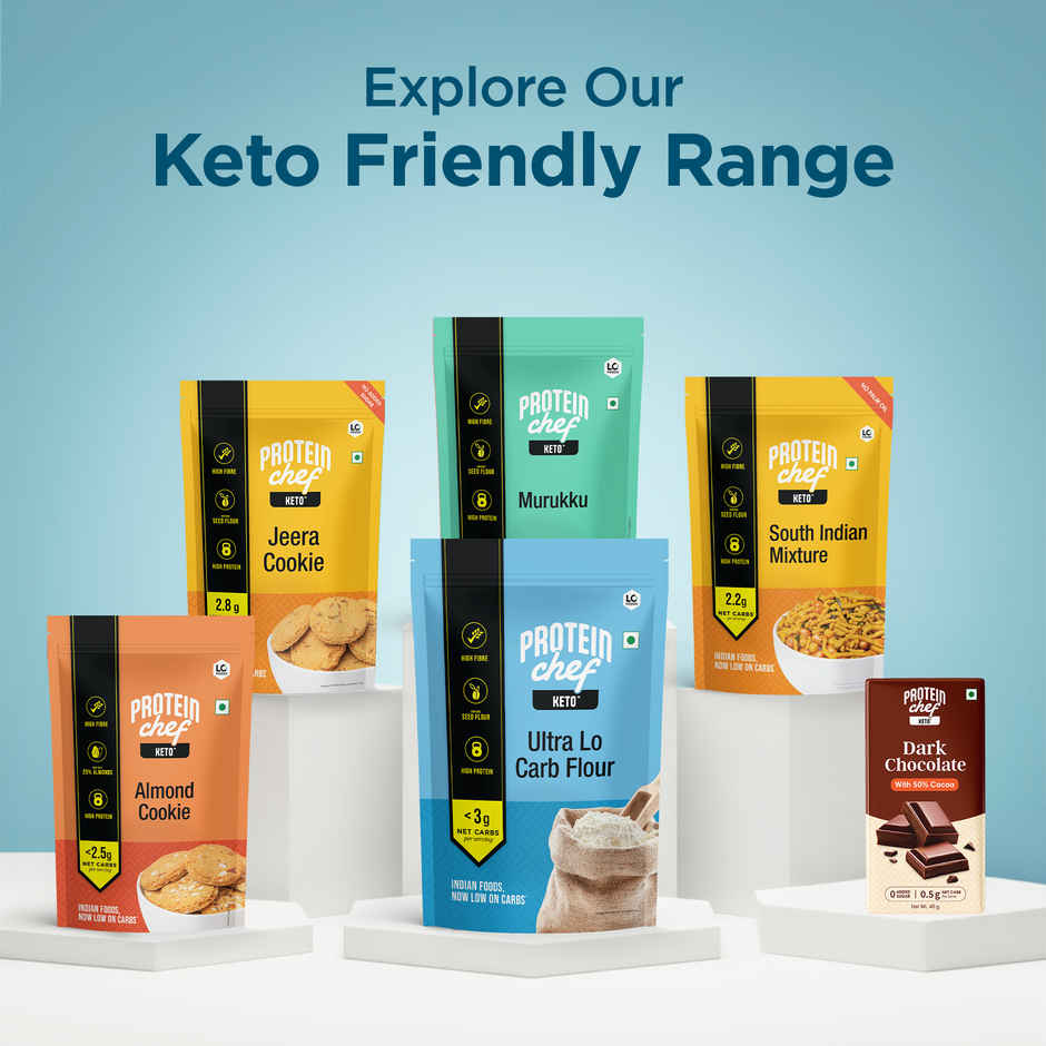 Lo Foods Ultra Low Carb Keto Atta | Low GI | 30 g Protein Flour with Almond