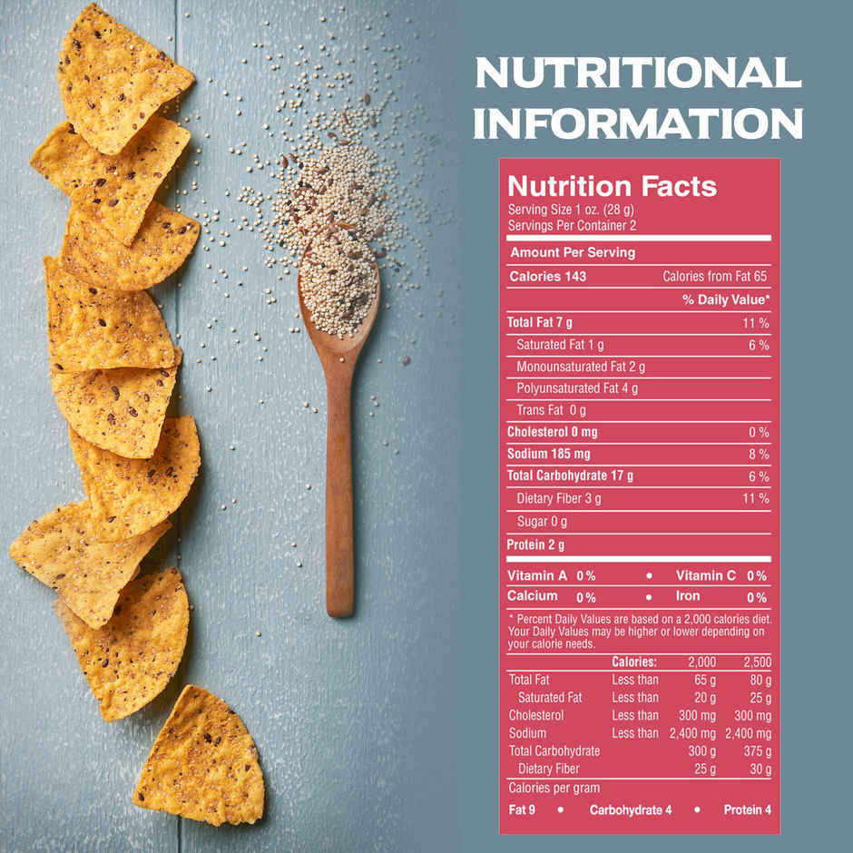 Cornitos Gourmet Quinoa Nachos (Himalayan Pink Salt)