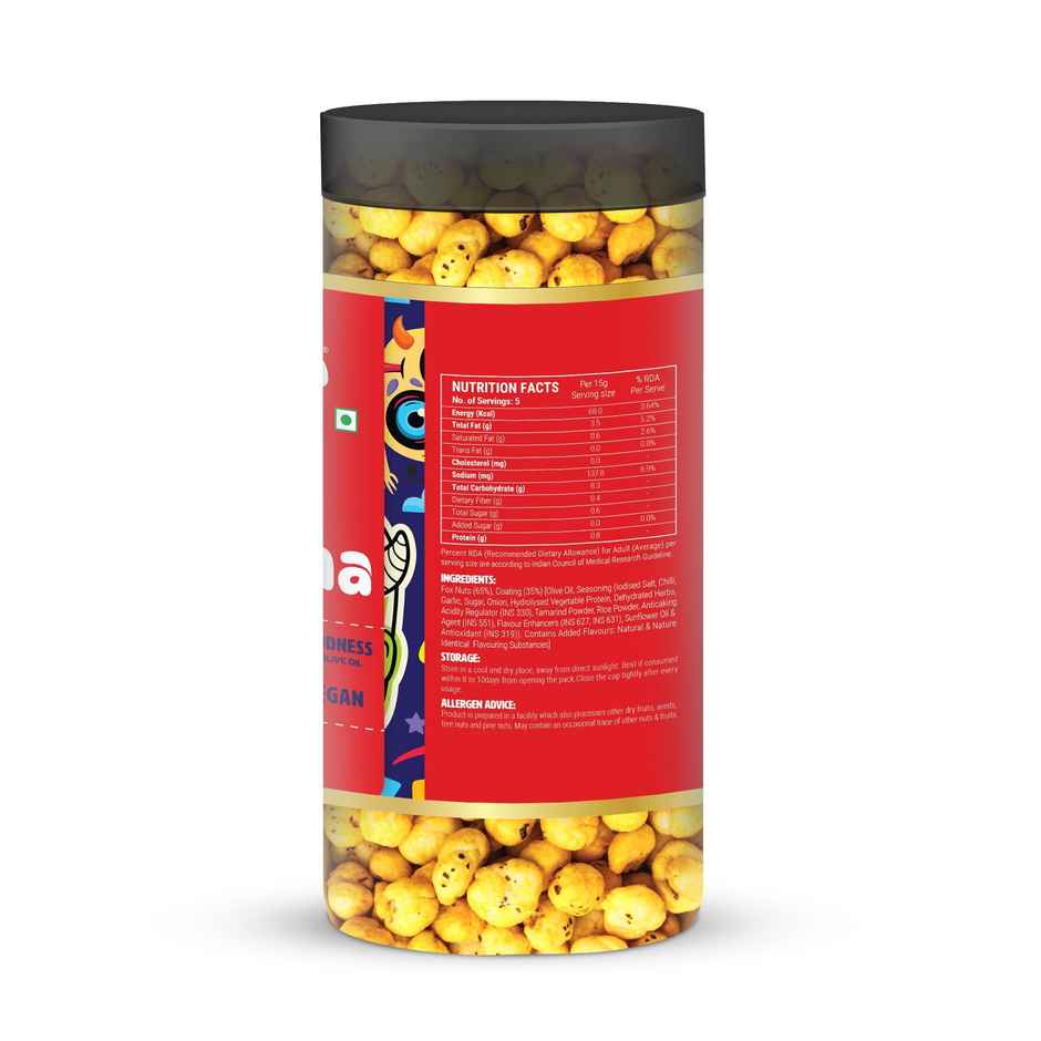 Happilo Makhana Superhot Peri Peri Jar