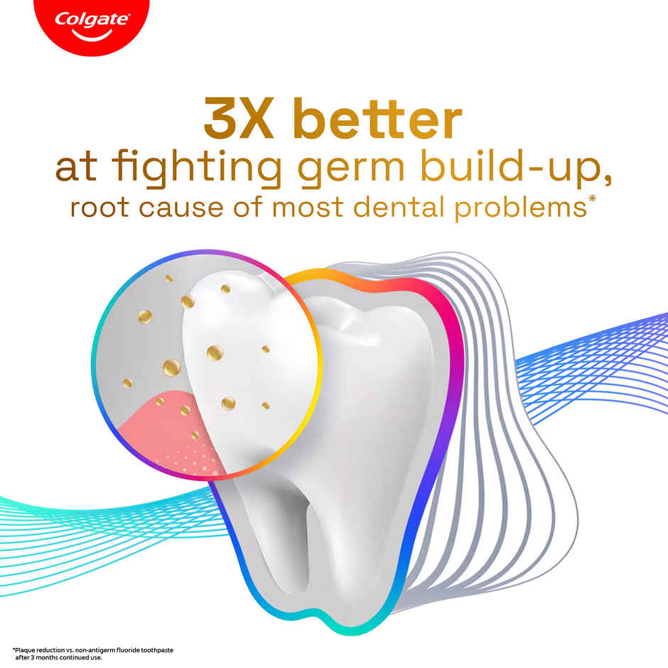 Colgate Total Advanced Health Antibacterial Toothpaste and Toothbrush, Enamel Protection, Combo