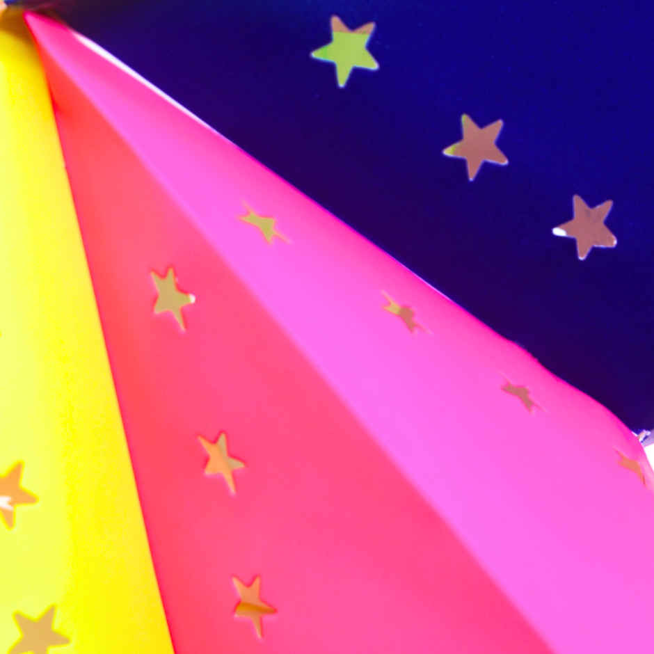 Star Multi Colour Kandil | Lantern Assorted Design And Colour | Se7en