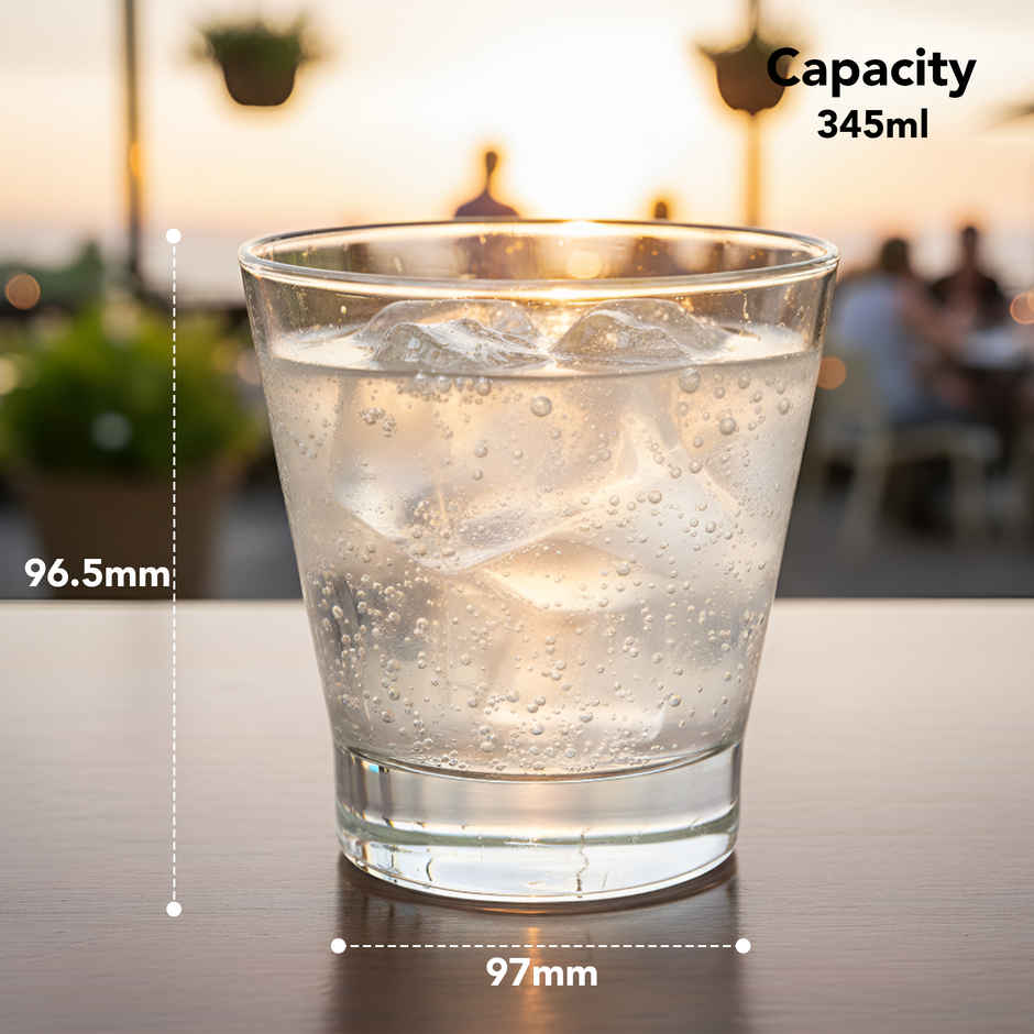 Studio Whisky Glass | 6 pcs | 345 ml | Ocean Glassware
