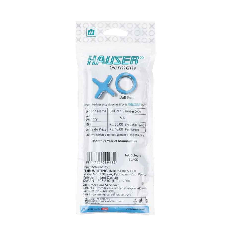 Hauser Xo Ball Pen Black Pack Of 5