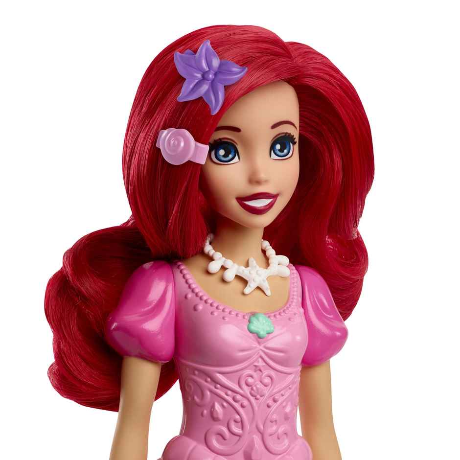 Disney Princess Toys | Ariel Fashion Doll In Signature Pink Dress And 9 Accessories