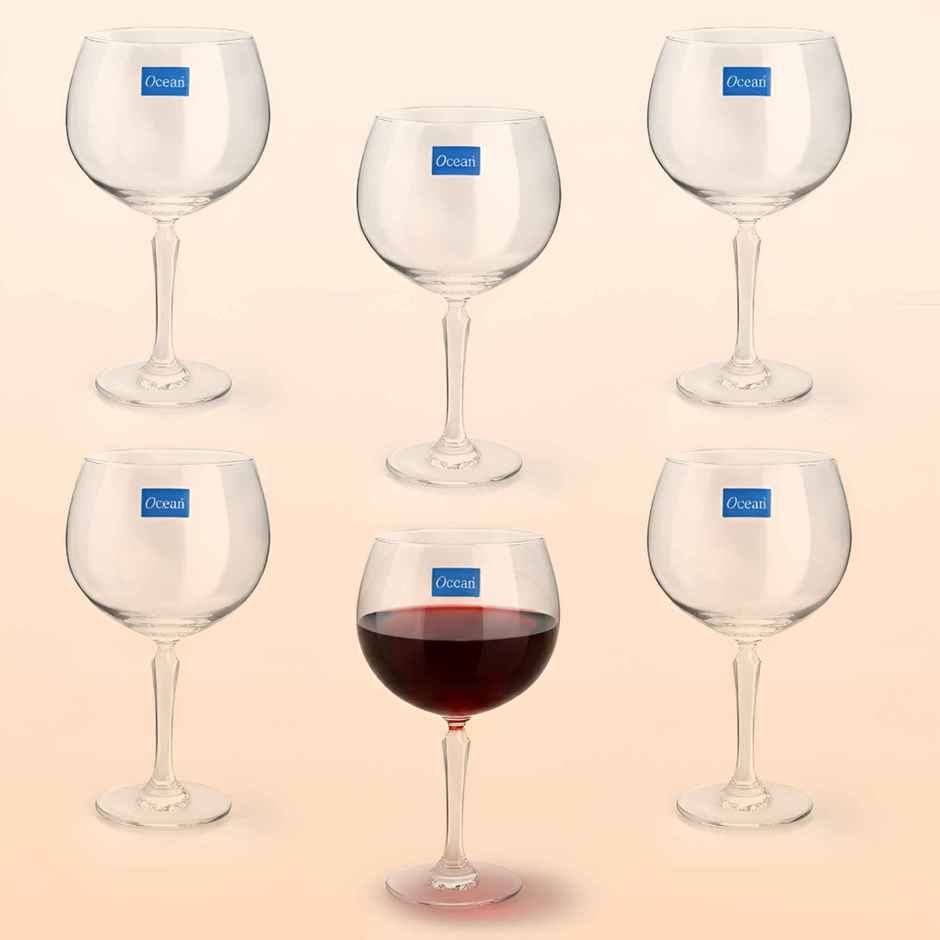 Ocean Connexion Gin Cocktail Glass | Set of 6 - 600 ml