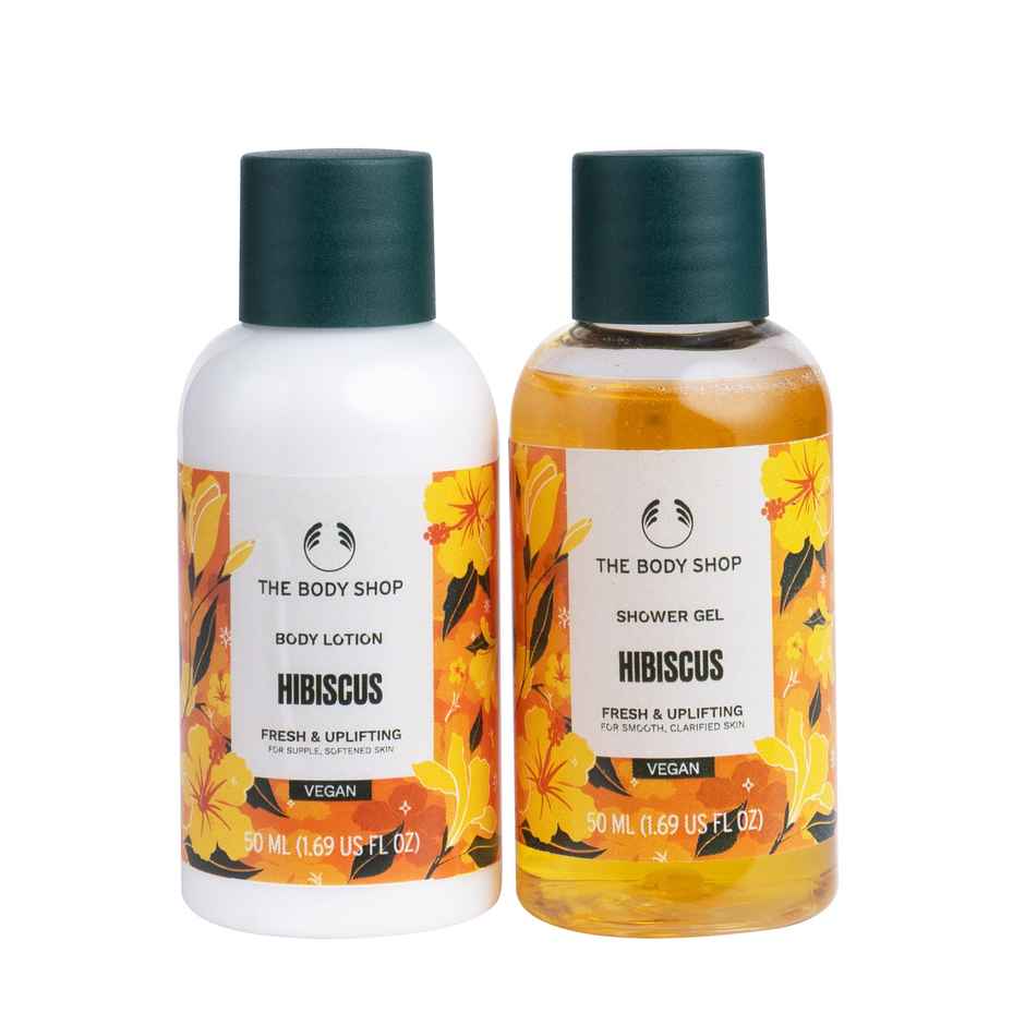 The Body Shop Hibiscus Shower Gel & Body Lotion Gift Set