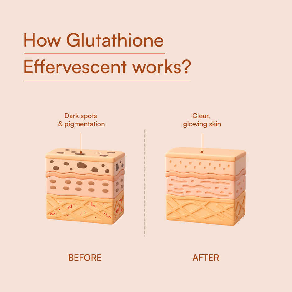hk vitals Glutathione Lemon 15 Effervescent Tablet