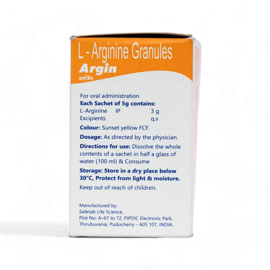 Argin Orange Flavour  Sugar Free Granules