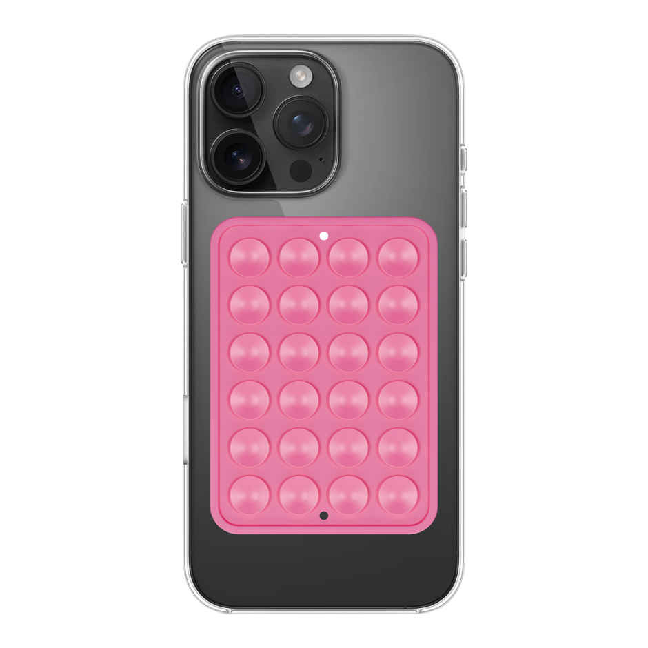 Artistque Silicone Suction Phone Case | Hands-Free Holder | Mirror & Shower | Light Pink