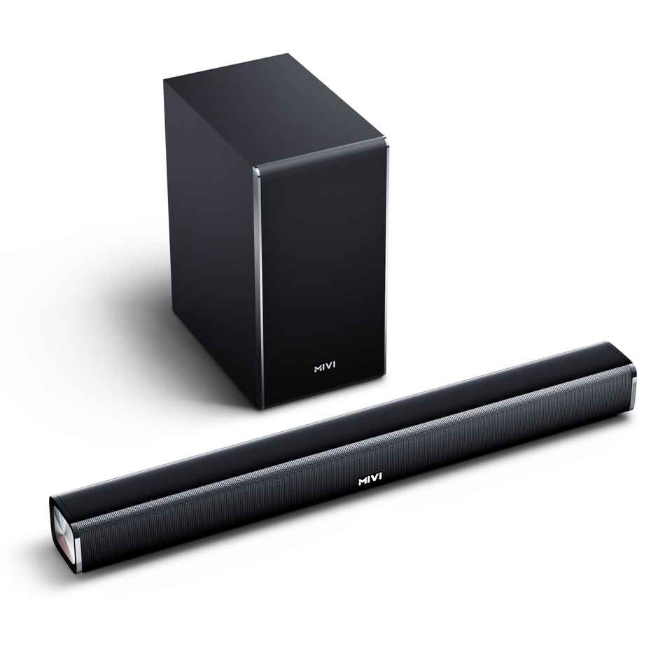Mivi Fort R240 Soundbar, 160 Watts, 2.1 Channel And Eq Modes, Bt V5.1 160 W Bluetooth Soundbar��