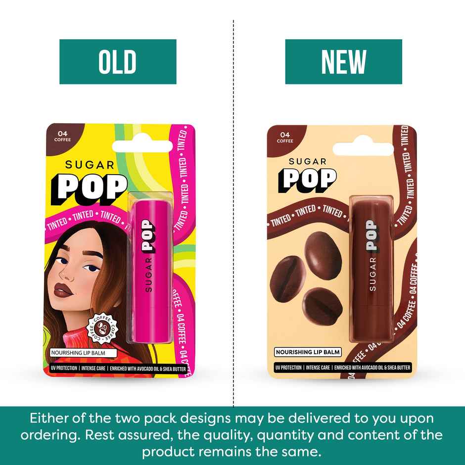 SUGAR POP Nourishing UV Protection Hydrating Lip Balm Coffee 04