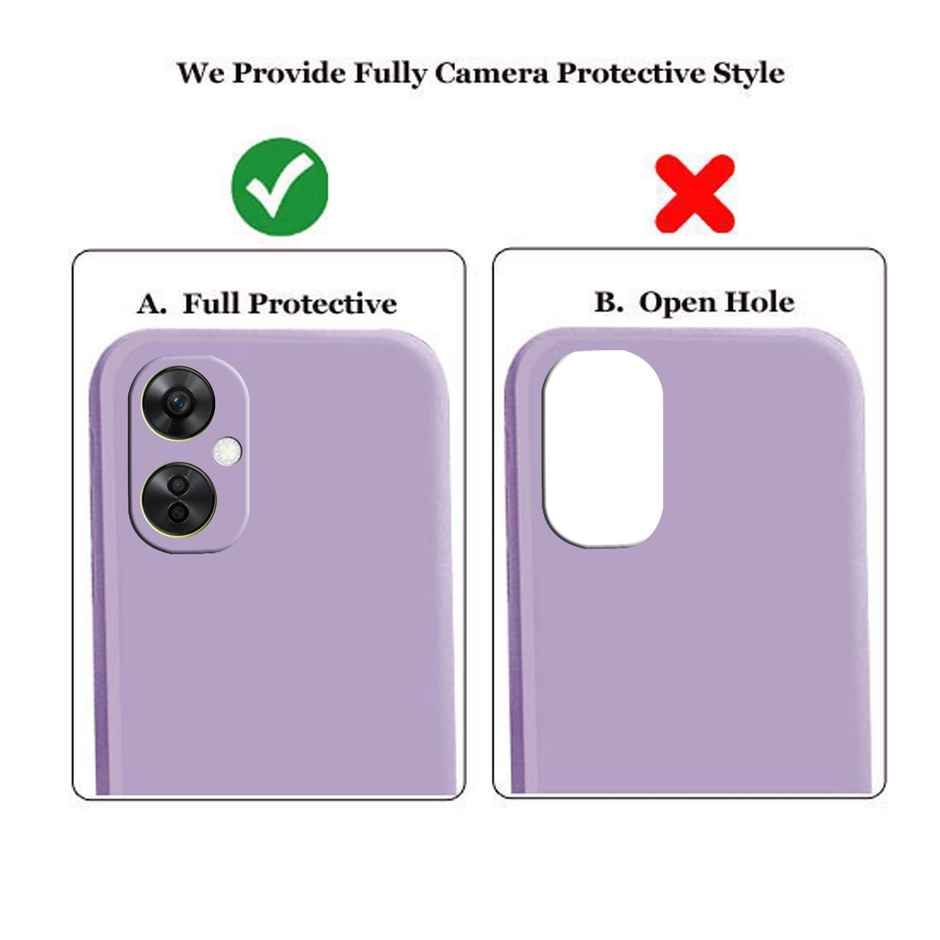 Artistque Case For Oneplus Nord Ce 3 Lite 5G Back Cover - Plain Liquid Silicone Cover