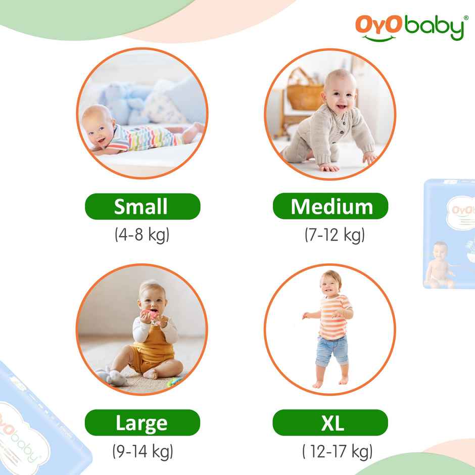 Oyo Baby Premium Pant Style Diaper | S | 54 pcs