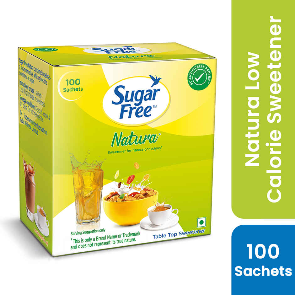 Sugar Free Natura Low Calorie Sweetener - 100 Sachet