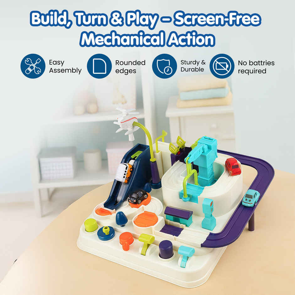 Kidology Car Adventure Toys for Kids | Parking Toy Car | Race Track Toys For Boys | Gift For Kids