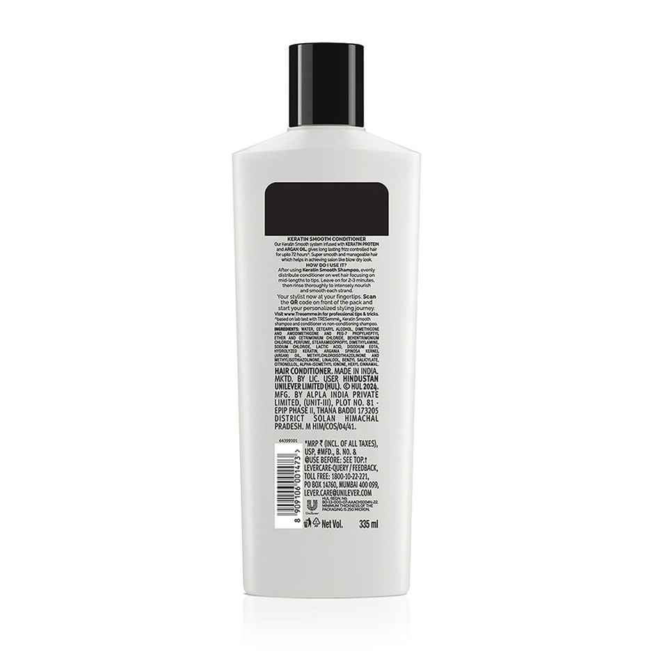 TRESemme Keratin Smooth Anti-Frizz Conditioner with Keratin & Argan Oil for Dry, Frizzy Hair