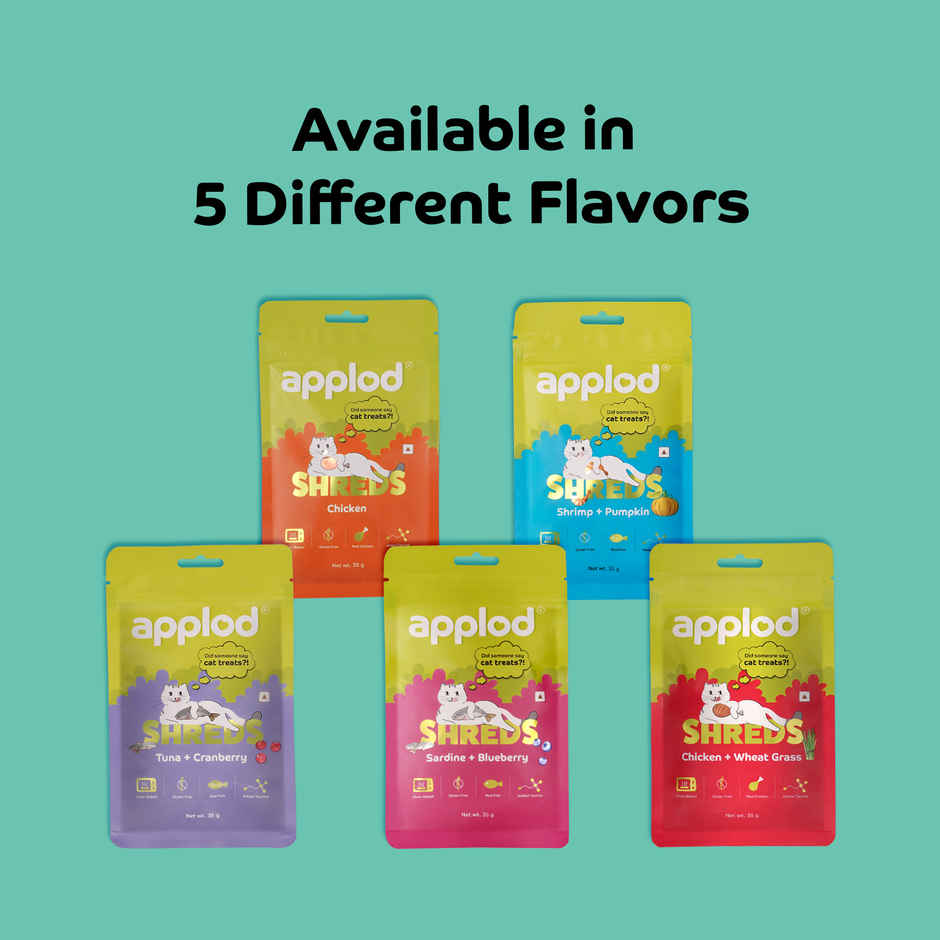 Applod Fish & Blueberry Crunchy Cat Treat | For Kitten & Adult Cats