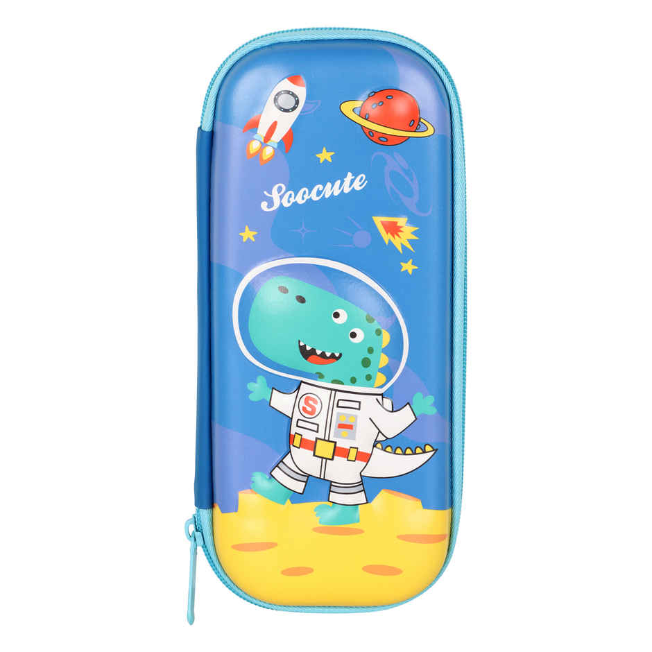 Dearjoy Dinosaur Pencil Box / Case Pouch - Blue