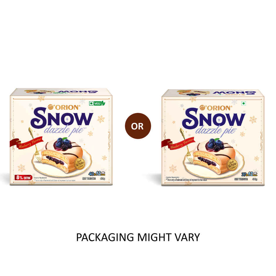Orion Blueberry Snow Dazzle Pie | Soft & Fruity