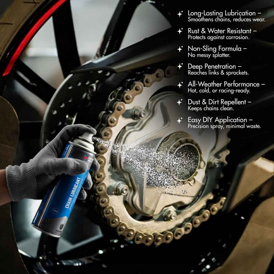 Nippon Paint n-Shield Chain Lubricant Spray | Protects Bike & Motorcycle Chains