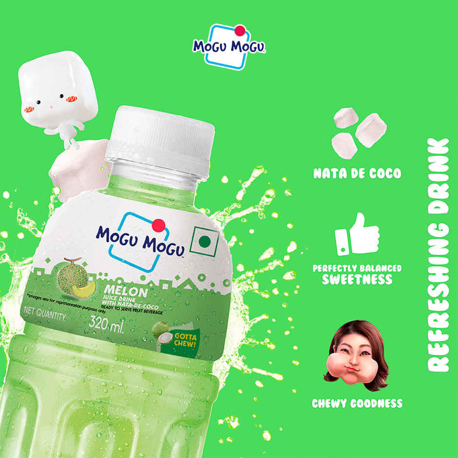 Mogu Mogu Melon Juice With Nata De Coco