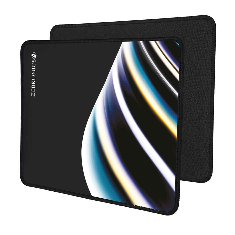 Zebroincs MSP-X2 Mouse Pad, Speed and Precision Operation, Smooth Cloth Surface  - Black