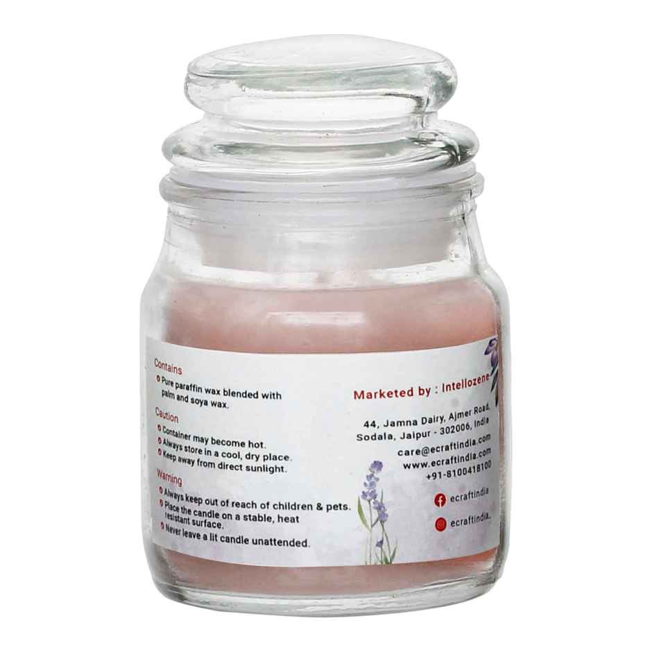 eCraftIndia Lavender Scented Jar Candle