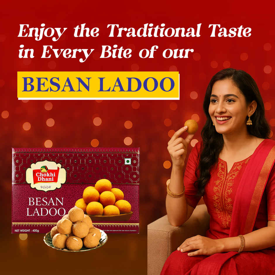 Chokhi Dhani Besan ladoo