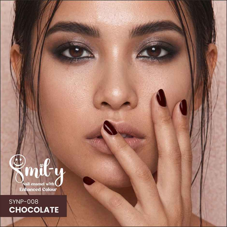 Shryoan Smily Nail Enamel with Enhanced Colour | Chocolate