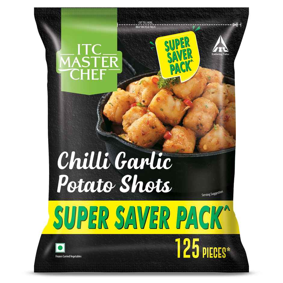 ITC Master Chef Chilli Garlic Potato Shots Nuggets - Super Saver | 125 pieces
