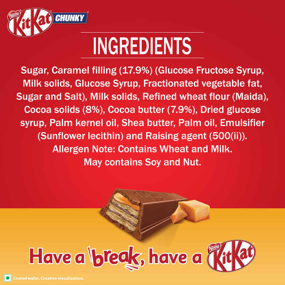 Nestle KitKat Chunky Caramel Chocolate