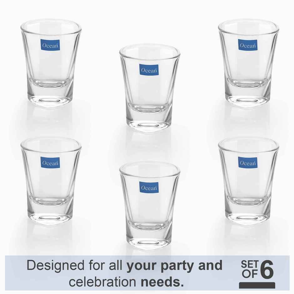 Solo Shot Glass | 60 ml | 6 pcs | Ocean Glassware