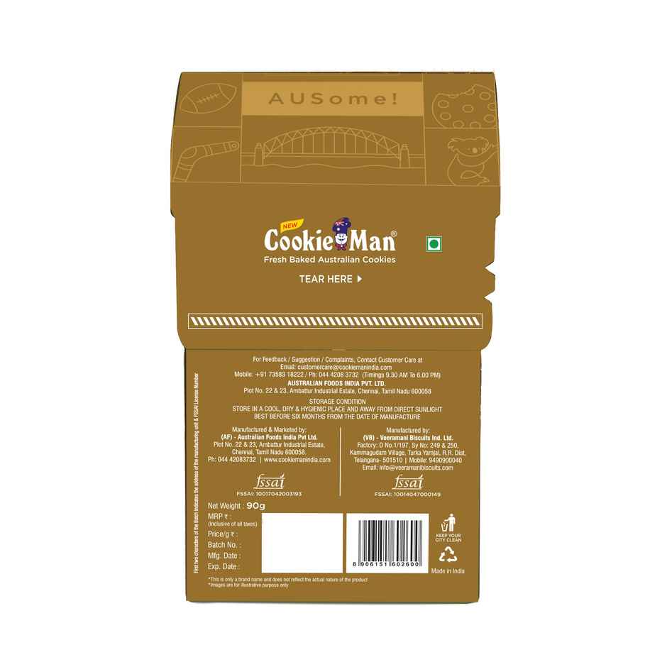 CookieMan Premium Multigrain Protein Cookies Biscuits