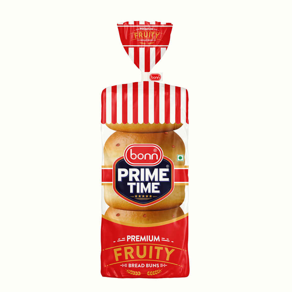 Bonn Prime Time Premium Fruity Bun Bread (6 Slice)