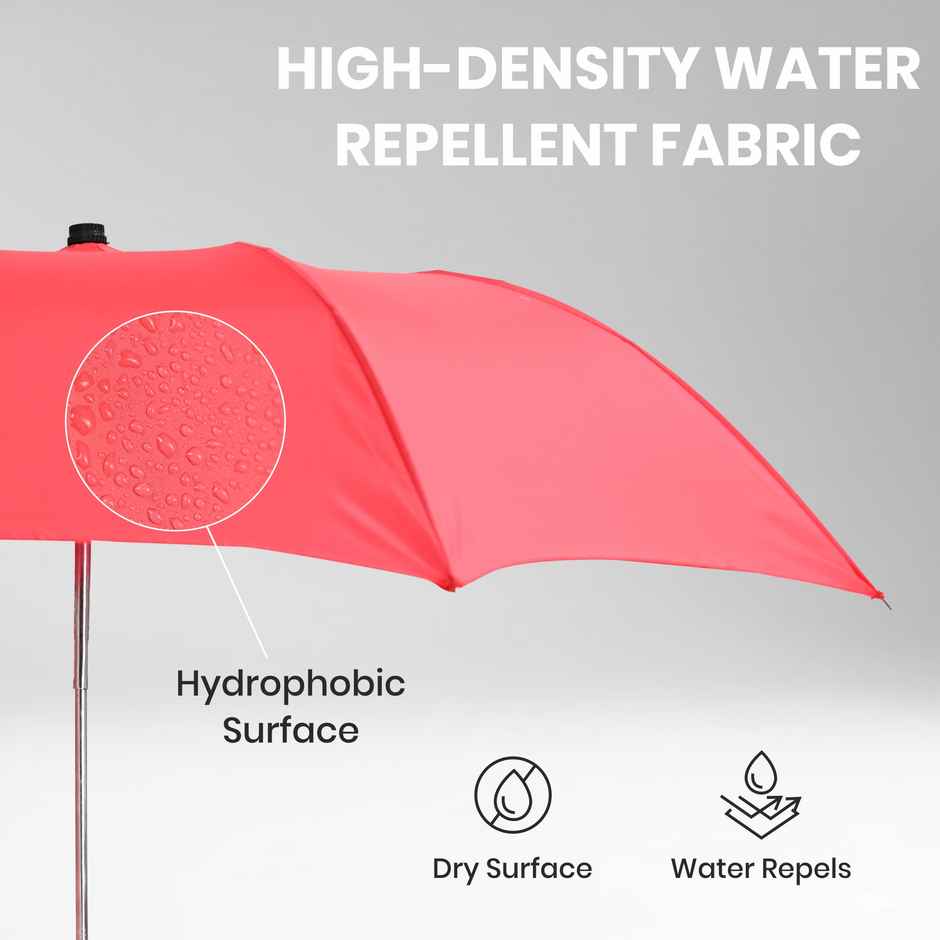 Eume Leatrix 21 Inch 2 Fold Auto-Open Umbrella | Red