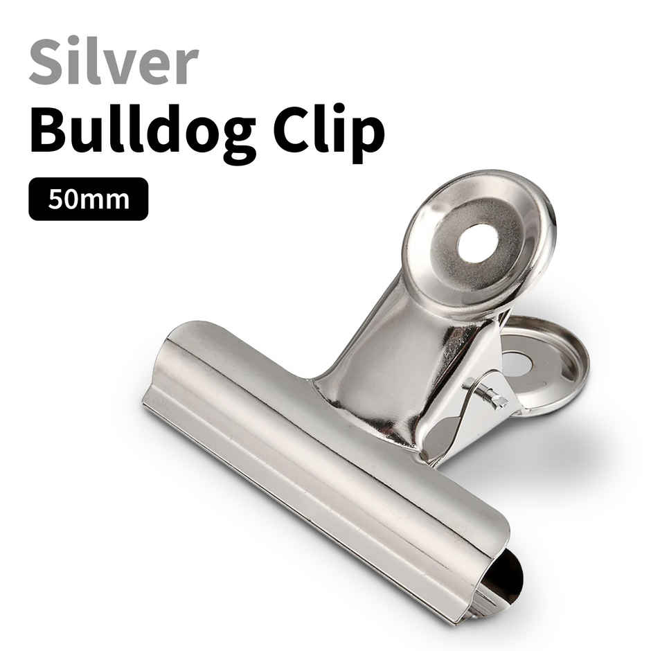 Nuovi Bulldog Clip | Silver - 50 mm