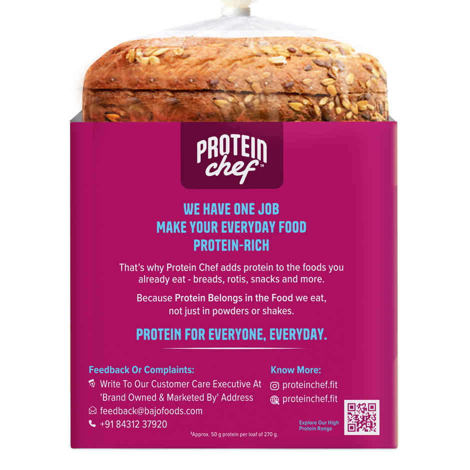 Protein Chef 50g Protein Bread | Multigrain Bread | No Maida